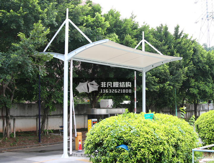 GT001 崗?fù)こ鋈肟谑召M(fèi)膜結(jié)構(gòu)雨棚 深圳觀瀾工廠