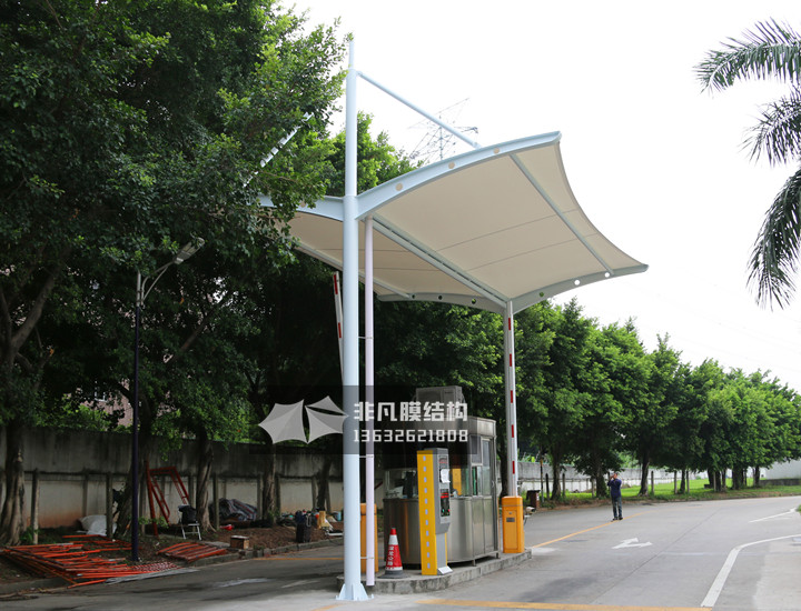 GT001 崗?fù)こ鋈肟谑召M(fèi)膜結(jié)構(gòu)雨棚 深圳觀瀾工廠