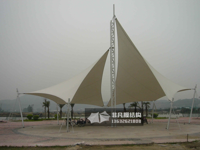 JG006 廣場休閑景觀膜結(jié)構(gòu) 廣州蕉門河