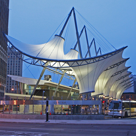 JG008 hotel landscape membrane structure canopy