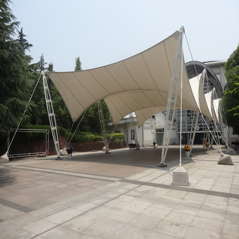 JG016 square landscape membrane structure canopy