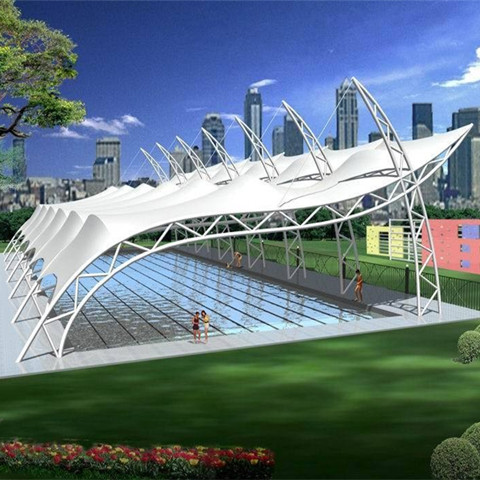 YC002 membrane structure canopy swimming pool