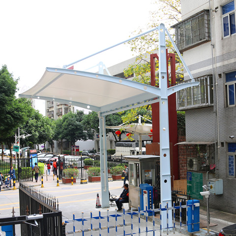 GT006 崗?fù)つそY(jié)構(gòu)雨棚 深圳福田花園