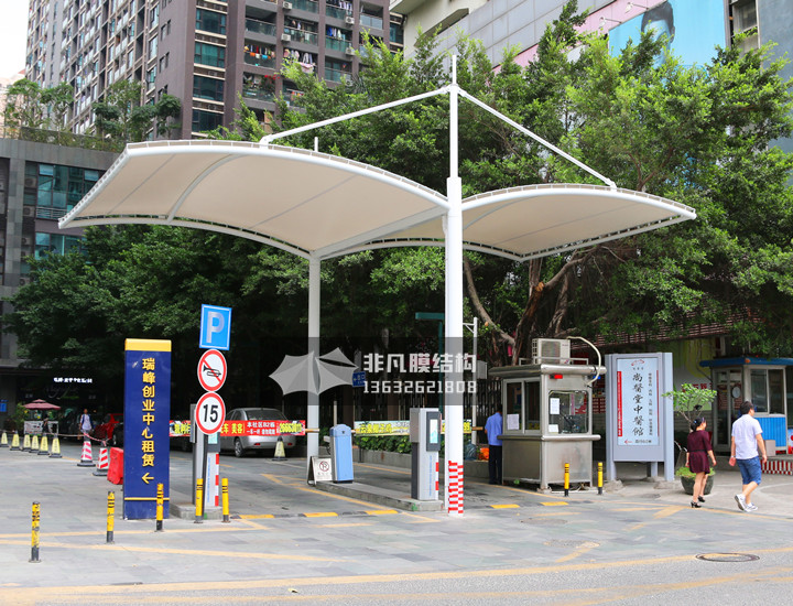 GT008 崗?fù)つそY(jié)構(gòu)雨棚 深圳南山區(qū)萬象新園