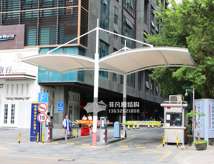 GT008 崗?fù)つそY(jié)構(gòu)雨棚 深圳南山區(qū)萬象新園