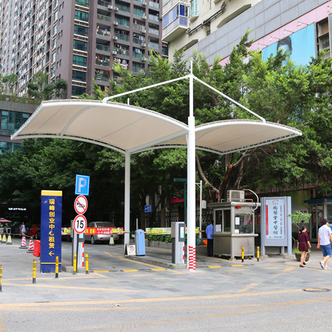 GT008 崗?fù)つそY(jié)構(gòu)雨棚 深圳南山區(qū)萬象新園