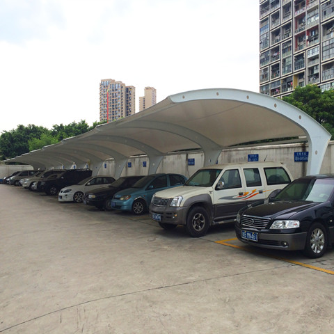 TC032 膜結(jié)構(gòu)停車棚 深圳蛇口保安公司
