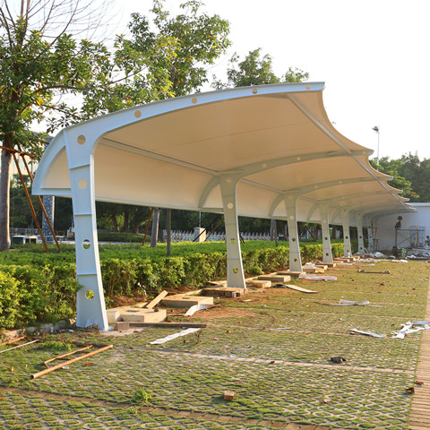 TC035 charging station of membrane structure canopy