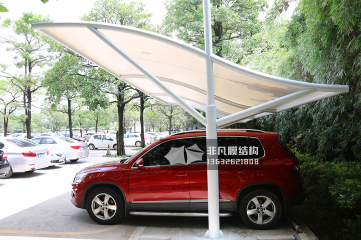 TC036 膜結(jié)構(gòu)停車棚 深圳華為生產(chǎn)基地