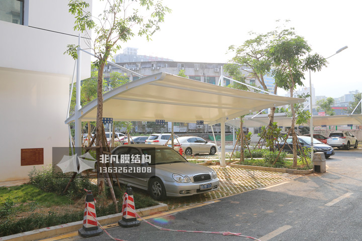 TC041 膜結(jié)構(gòu)停車棚 深圳龍城工業(yè)區(qū)