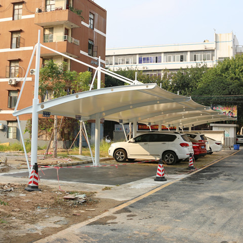 TC041 膜結(jié)構(gòu)停車棚 深圳龍城工業(yè)區(qū)