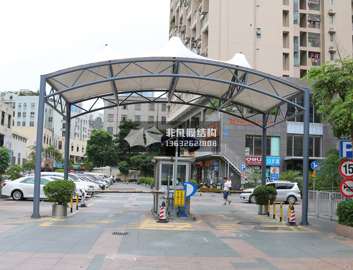 GT012 崗?fù)こ鋈肟谑召M膜結(jié)構(gòu)雨棚 南光城市花園