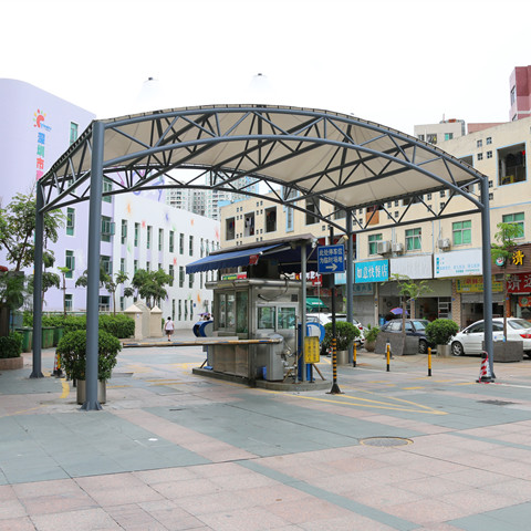 GT012 崗?fù)こ鋈肟谑召M膜結(jié)構(gòu)雨棚 南光城市花園