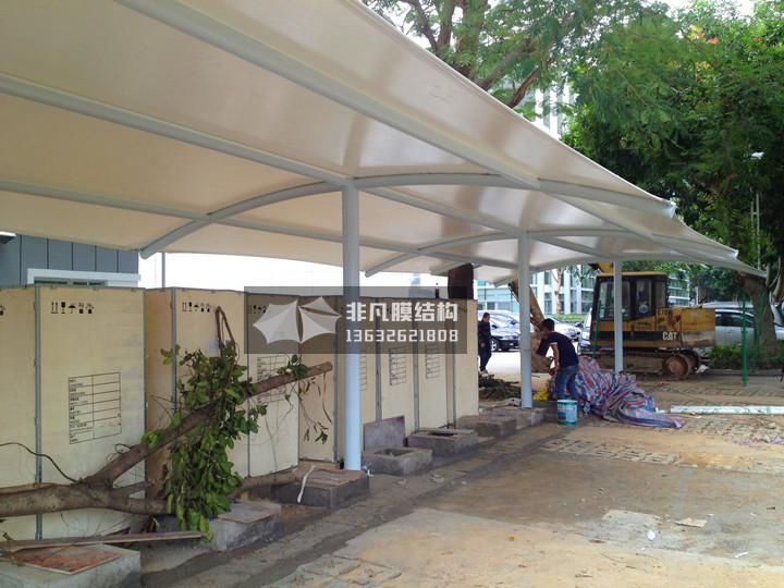 TC045 充電樁膜結(jié)構(gòu)雨棚 鹽田區(qū)政府